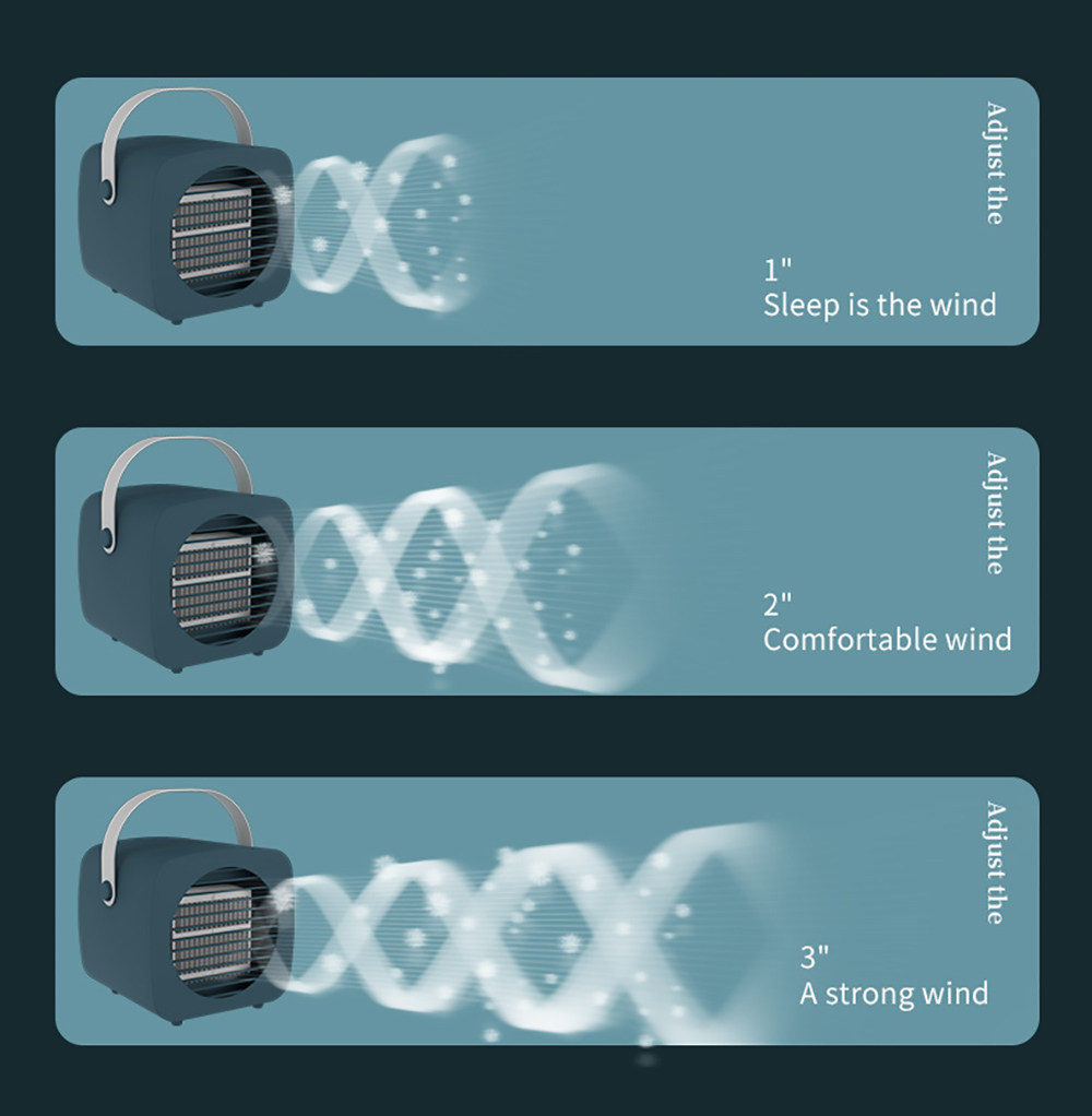 Coupon β Air Cooler Small Air Conditioner Fan Spray Humidification Refrigeration Aromatherapy Cooling Fan - Blue 𧨠17 Air Cooler Small Air Conditioner Fan Spray Humidification Refrigeration Aromatherapy Cooling Fan - Blue