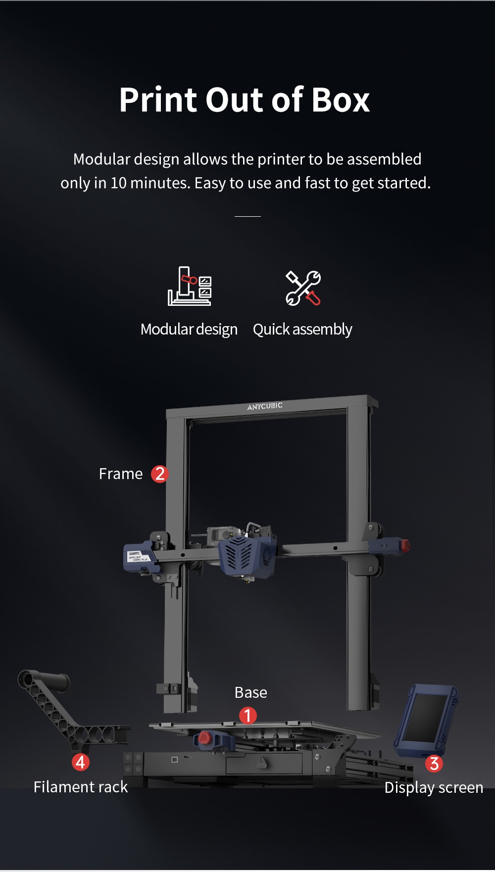 Anycubic Kobra Plus 3D Printer, 25-point Auto Leveling, Bowden Extruder, 4.3 Inch Display, 180mm/s Speed, 350x300x300mm 22 Anycubic Kobra Plus 3D Printer, 25-point Auto Leveling, Bowden Extruder, 4.3 inch Display, 180mm/s Speed, 350x300x300mm