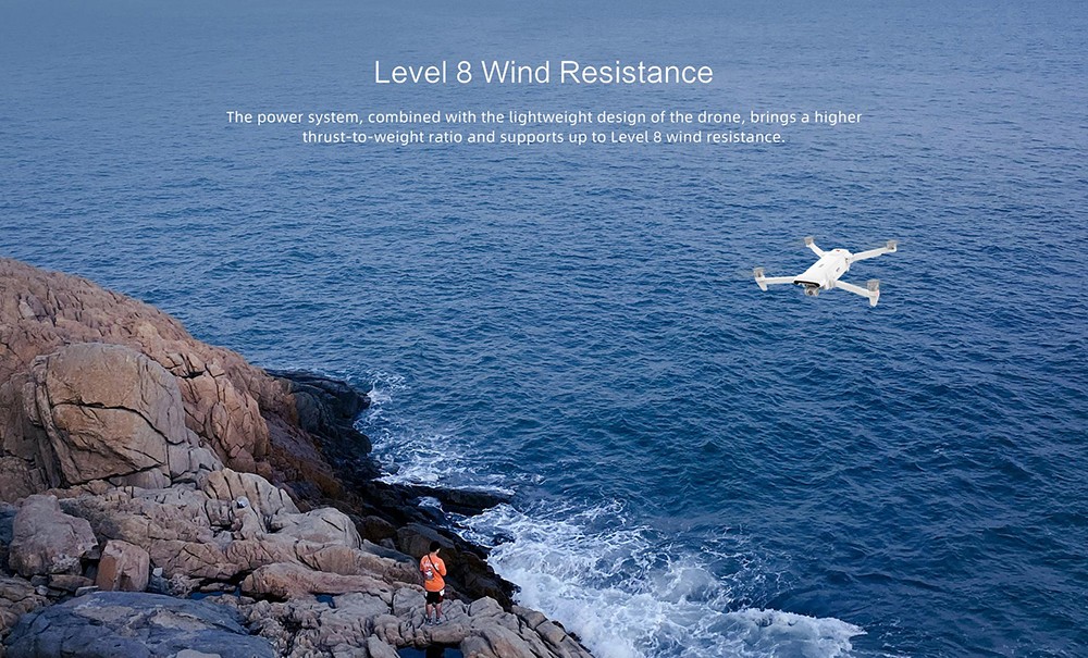 FIMI X8 SE 2022 V2 RC Quadcopter 10km FPV with 3-axis Gimbal 4K Camera HDR GPS, With Megaphone - 1 Battery