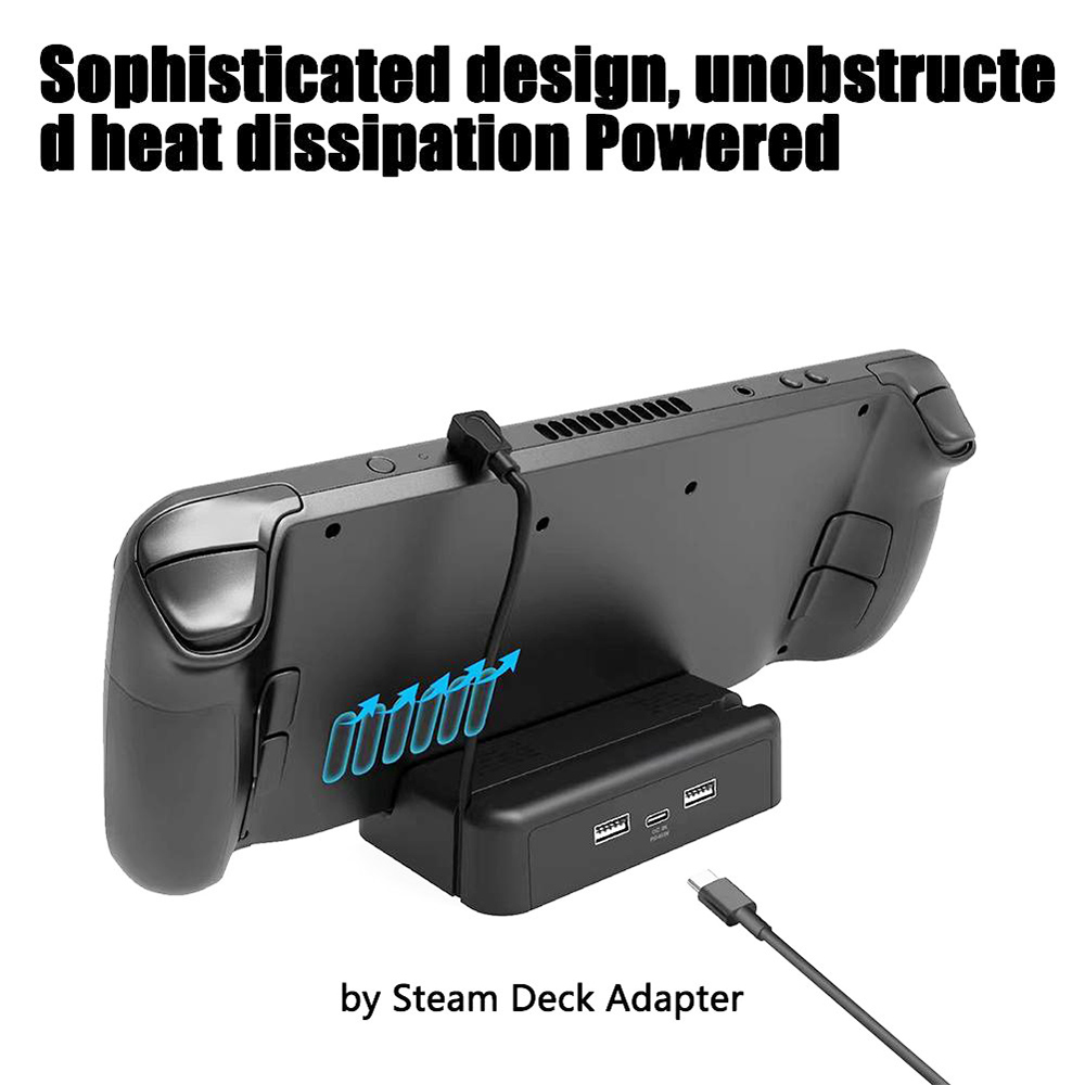 GP-810 Charging Dock for Steam Deck Game Console Support 45W Fast Charging