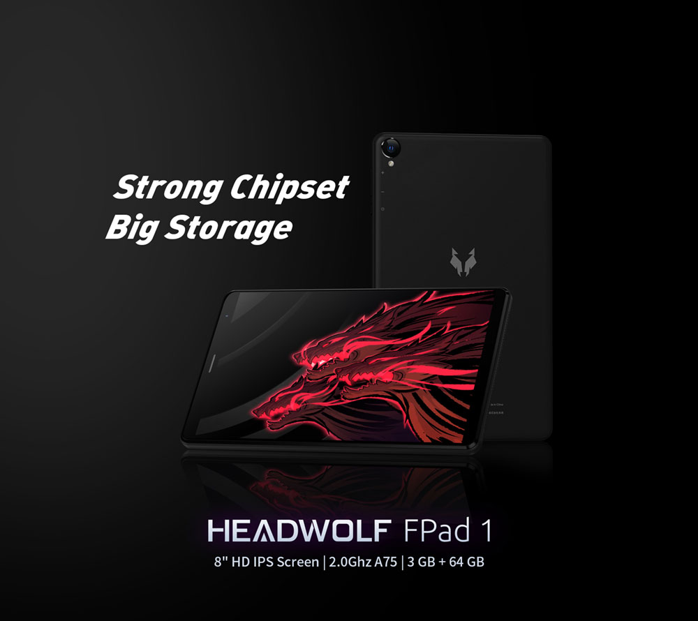 HEADWOLF FPad 1 4G LTE Tablet 8'' HD IPS Screen, T310 2.0Ghz A75, 3GB+64GB, BT 5.0, 2.4G/5G Dual-Band WiFi, Android 11