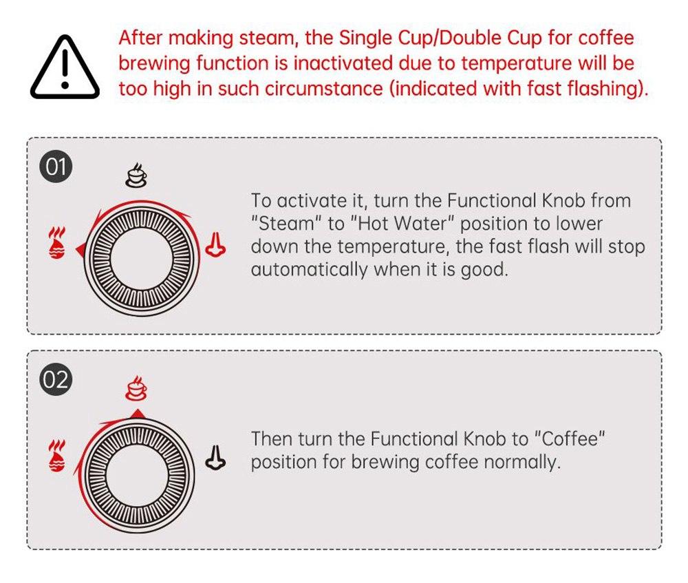 HiBREW H11 1450W Coffee Maker with Latte Cup, 19 Bar Semi Auto Espresso Machine, ESE POD Powder Dual Use, Hot Water