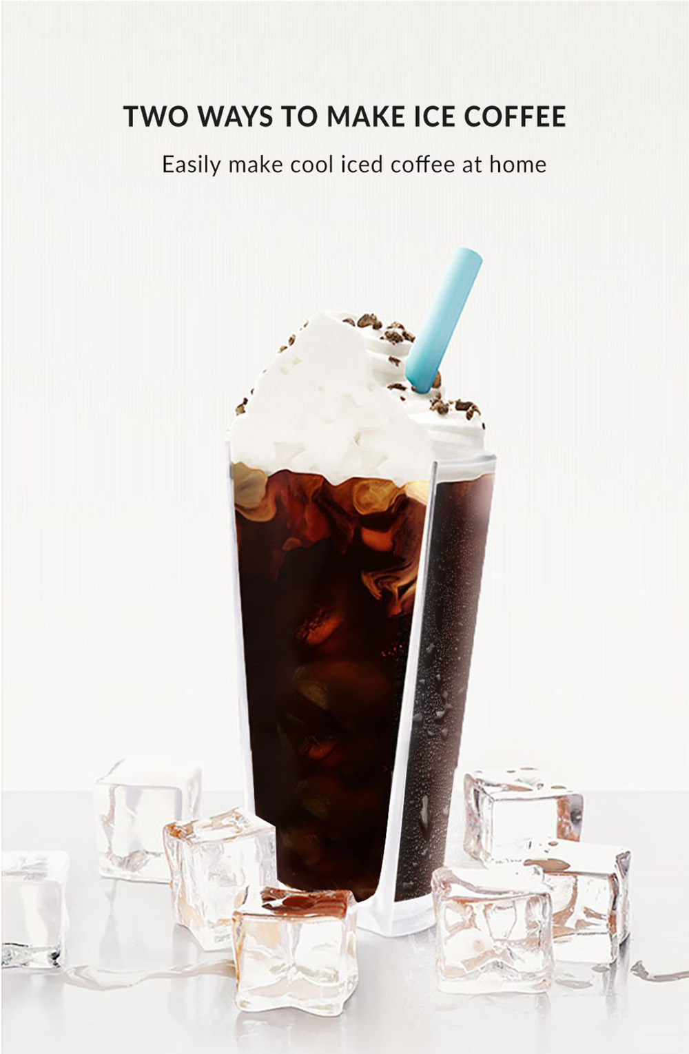 HiBREW H2A 1450W Espresso Coffee Machine, 19 Bar Extraction, Hot/Cold 4-in-1 Multiple Capsule Coffee Maker - Black