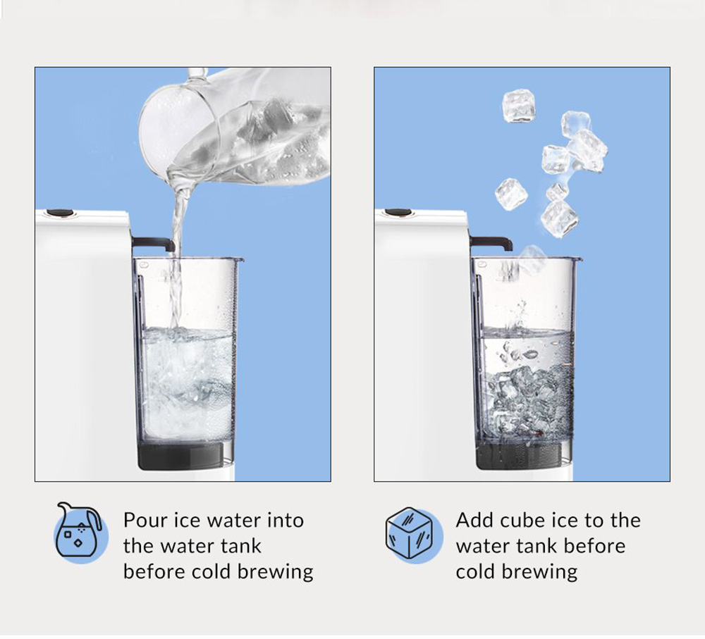 HiBREW H2A 1450W Espresso Coffee Machine, 19 Bar Extraction, Hot/Cold 4-in-1 Multiple Capsule Coffee Maker - Black