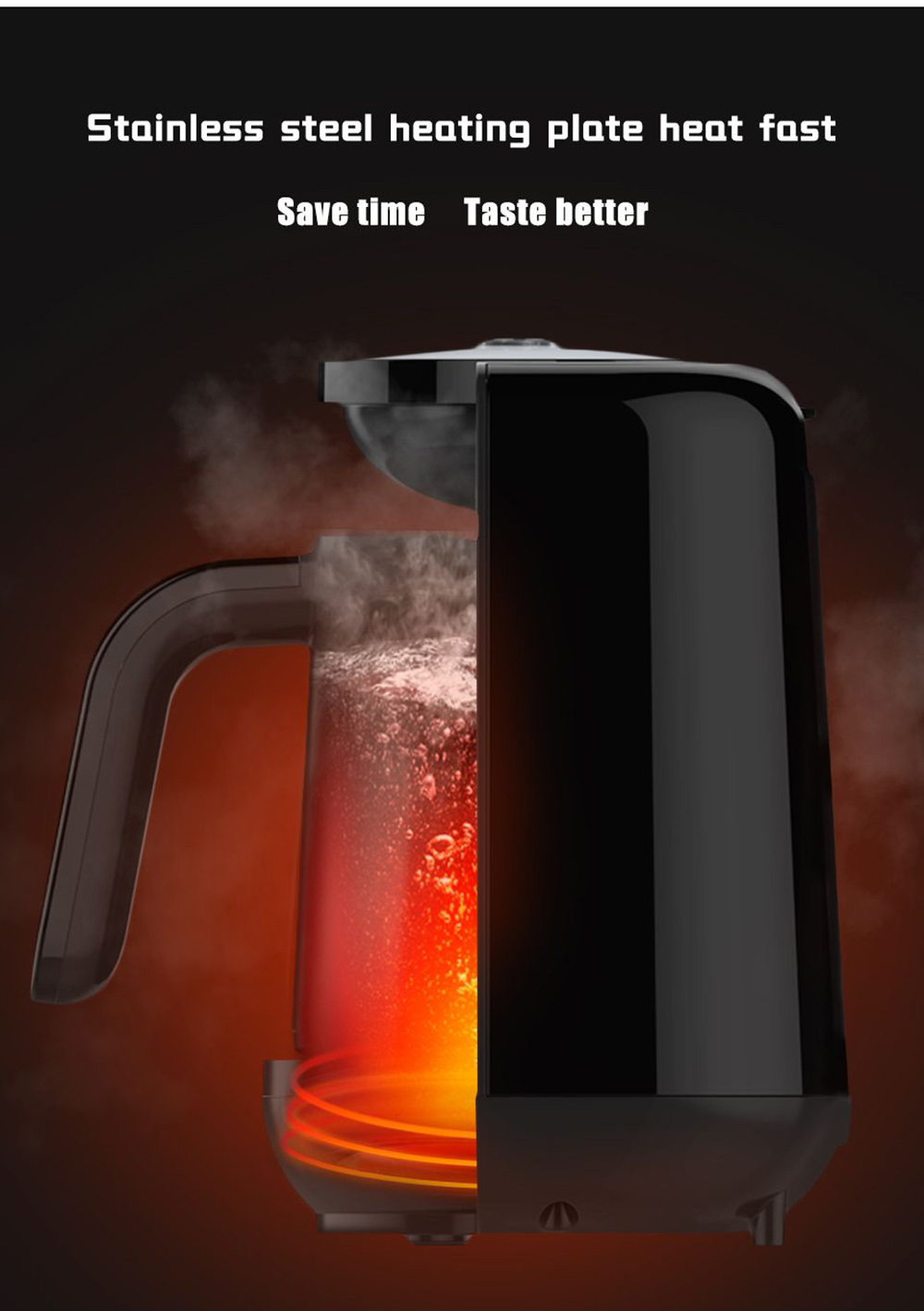 HiBREW H9 480W Automatic Turkish Coffee Machine, 250ml Electric Pot Ground Coffee Maker with LED Indicator