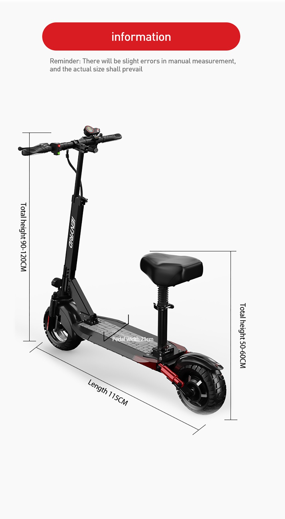 IENYRID M4 Pro Electric Scooter Foldable 10