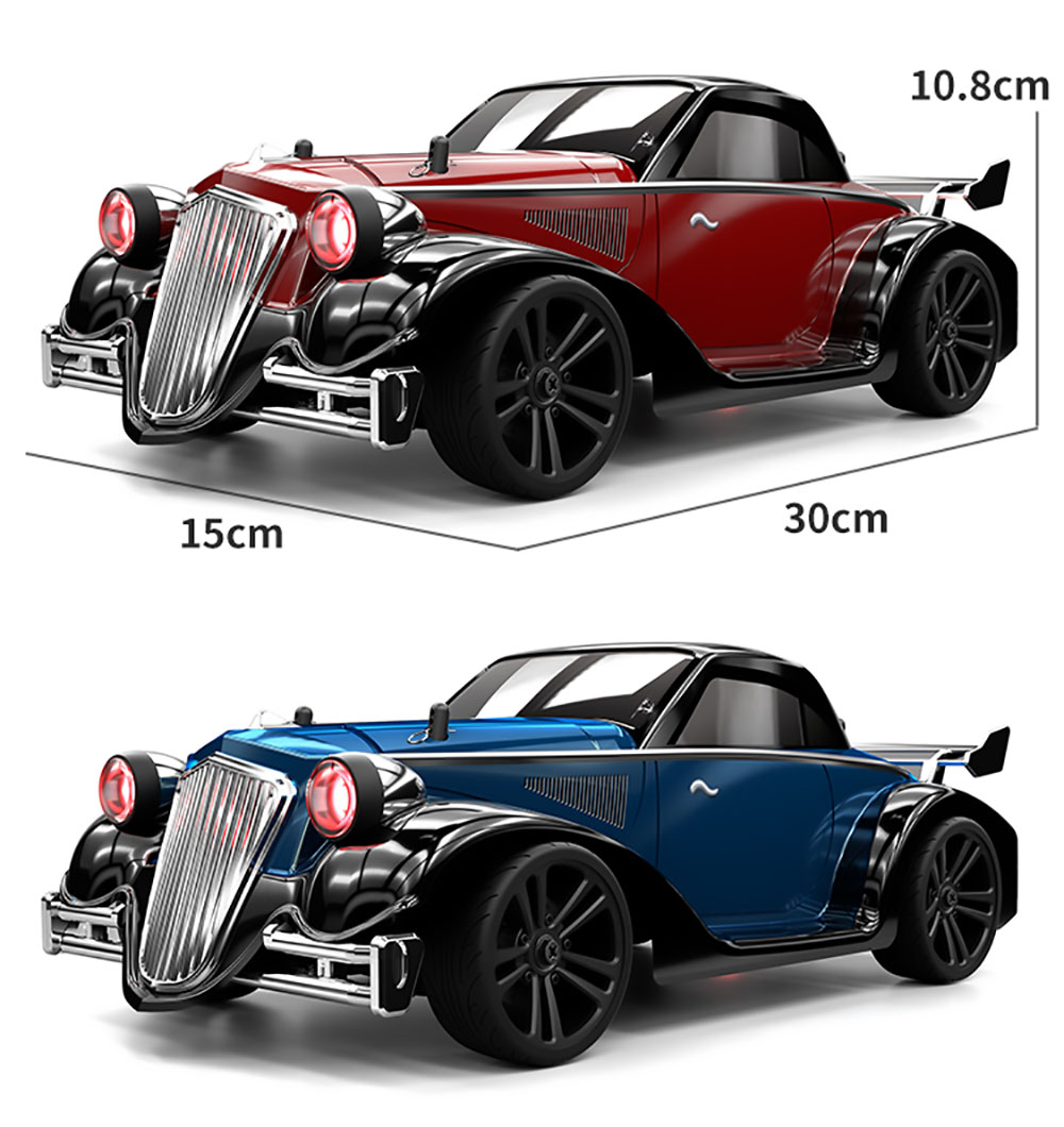 JJRC Q117 E 1:16 2.4G 4WD 35KM/H Drift Car Full Proportional Control with Angle Head Light - Red