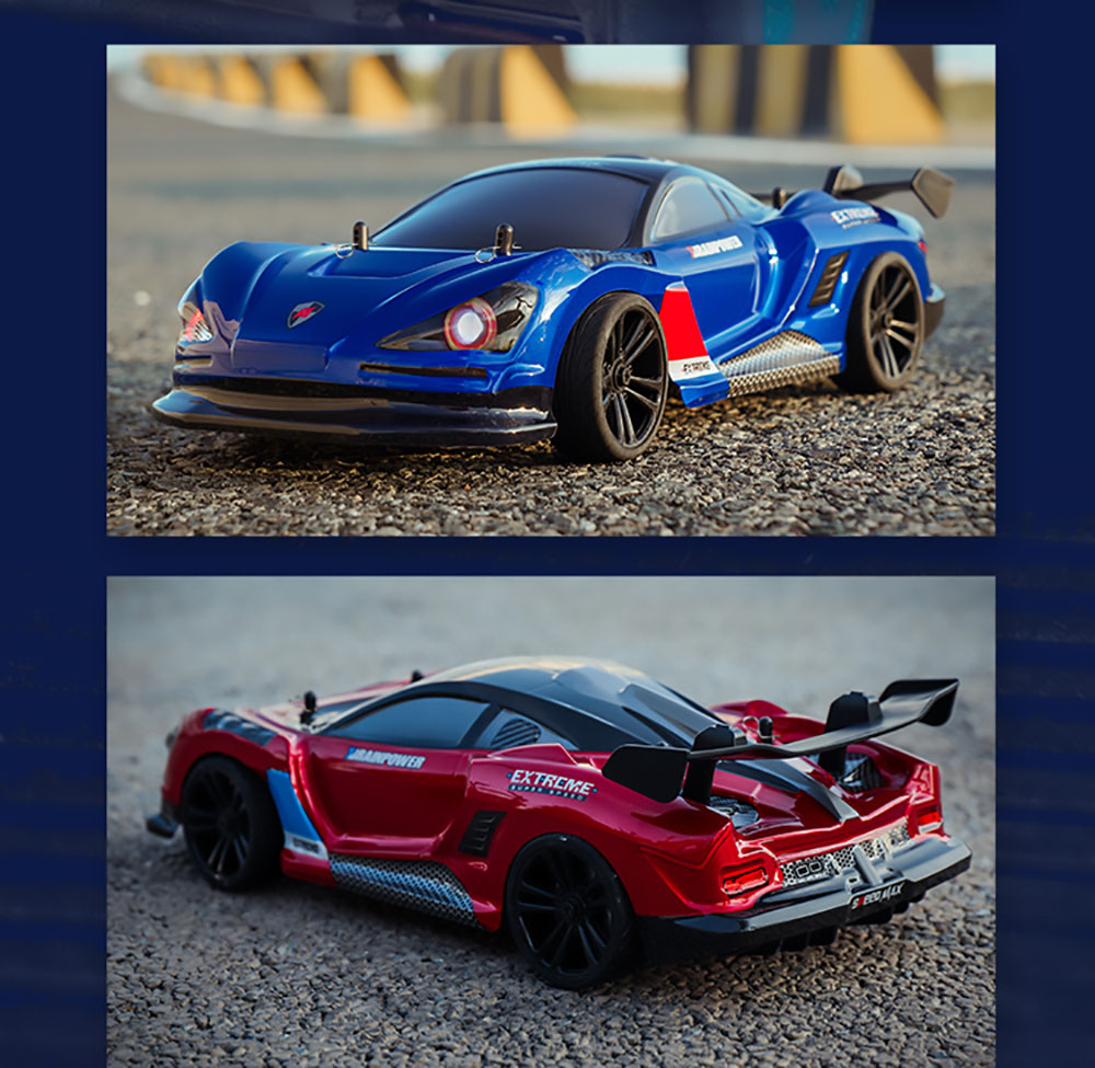 JJRC Q117 F 1:16 2.4G 4WD 35KM/H Drift Car Full Proportional Control with Angle Head Light - Red