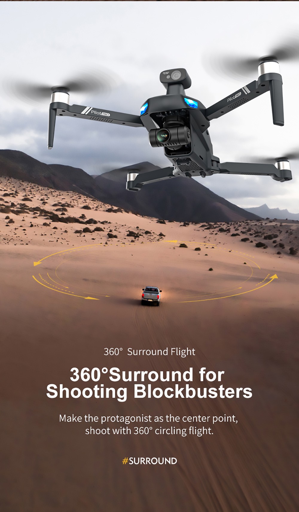 JJRC X19 PRO 4K 5G WIFI FPV GPS with Dual Camera Obstacle Avoidance 25mins Flight Time Brushless RC Drone - Two Batterie