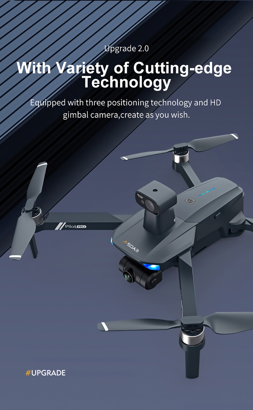 JJRC X19 PRO 4K 5G WIFI FPV GPS with Dual Camera Obstacle Avoidance 25mins Flight Time Brushless RC Drone - Two Batterie