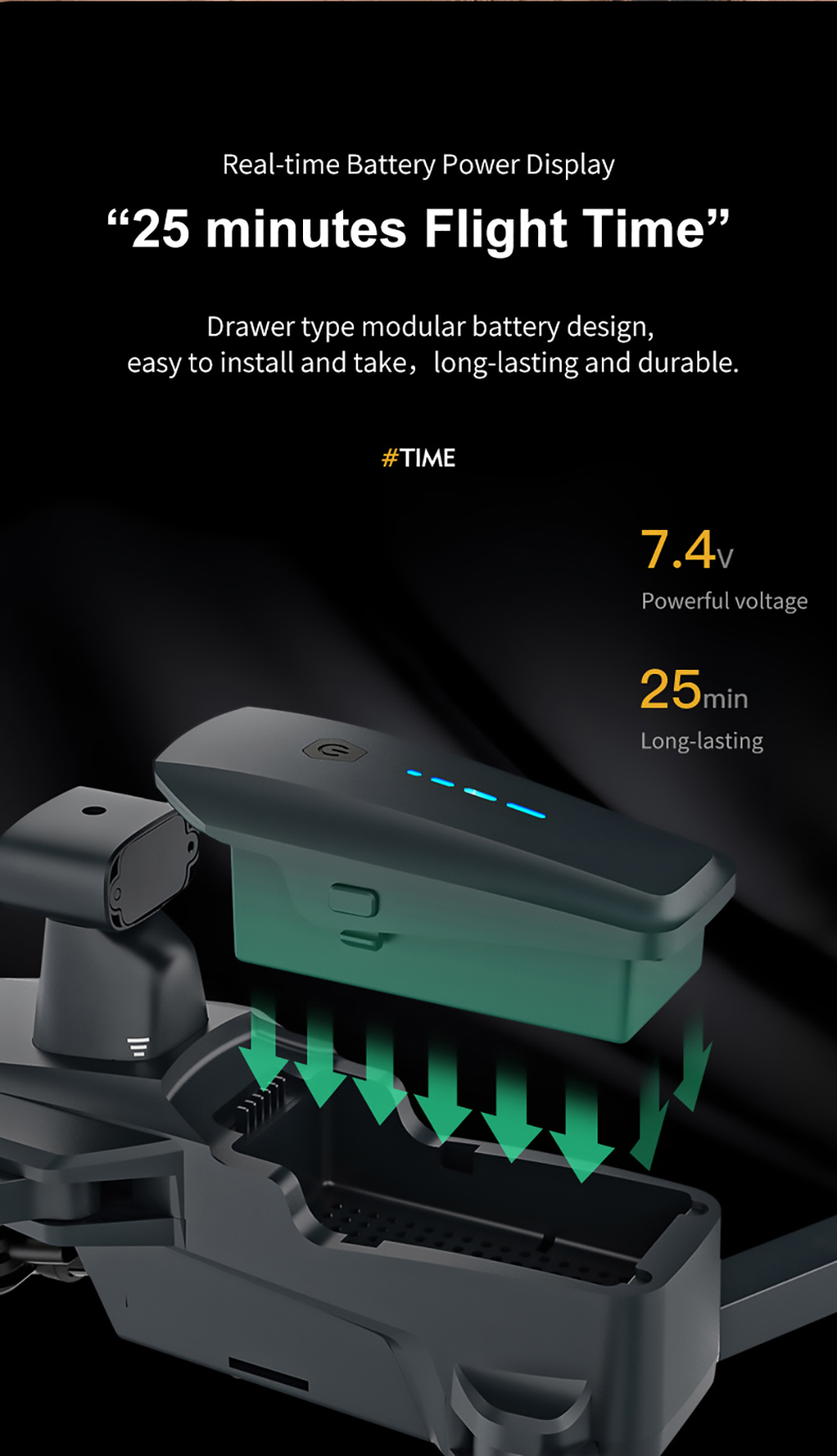 JJRC X19 PRO 4K 5G WIFI FPV GPS with Dual Camera Obstacle Avoidance 25mins Flight Time Brushless RC Drone - Two Batterie