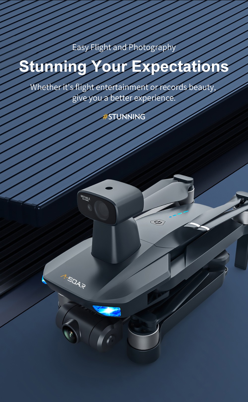 JJRC X19 PRO 4K 5G WIFI FPV GPS with Dual Camera Obstacle Avoidance 25mins Flight Time Brushless RC Drone - Two Batterie