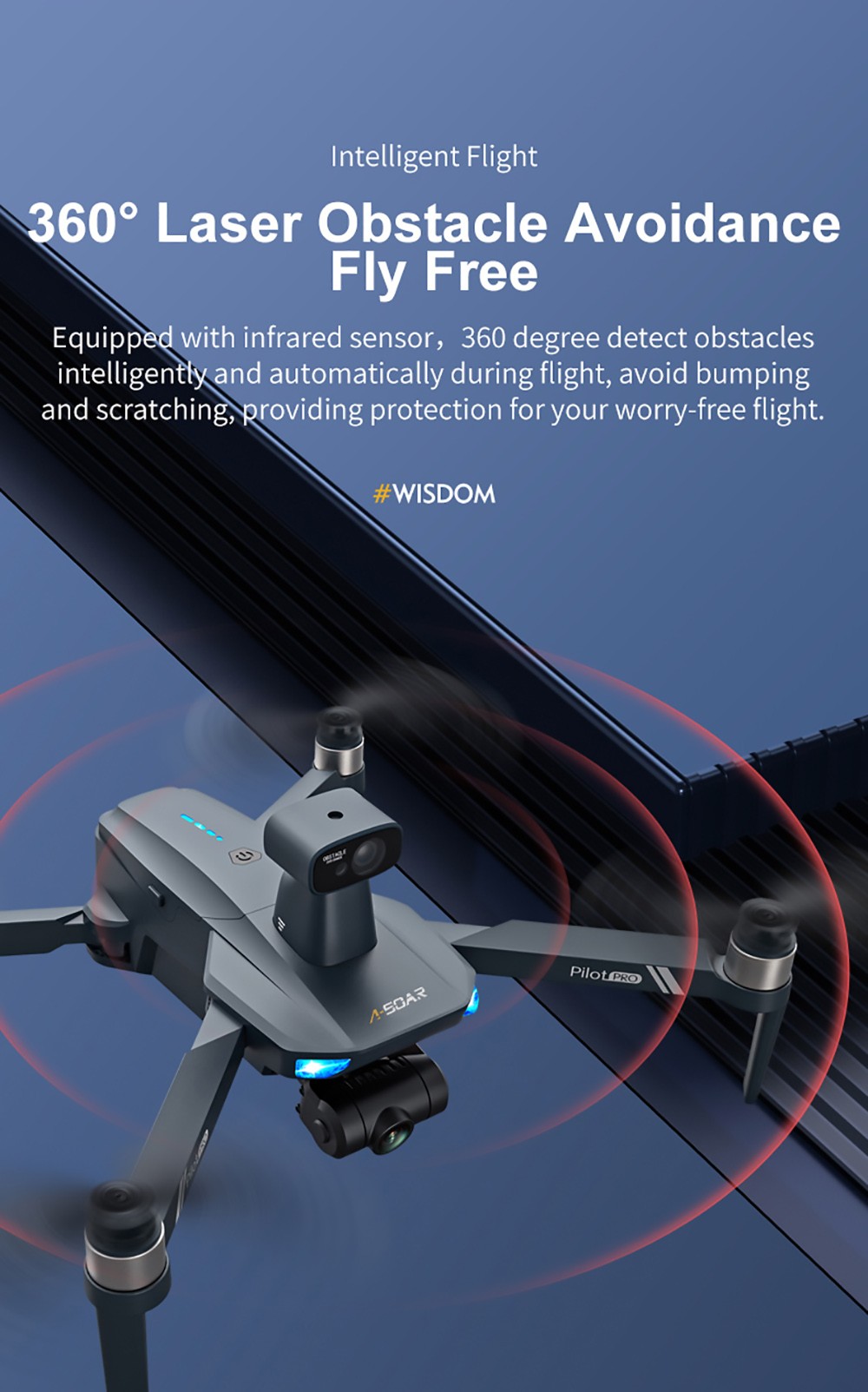 JJRC X19 PRO 4K 5G WiFi FPV GPS with Dual Camera Obstacle Avoidance 25mins Flight Time Brushless RC Drone - Three Batteries