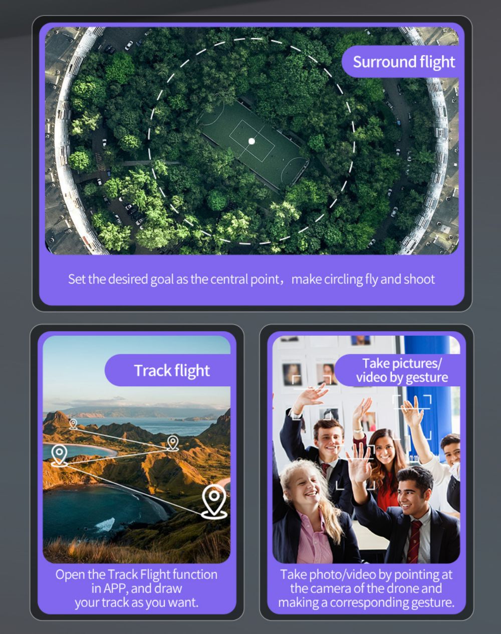 JJRC X23 RC Drone 360 Obstacle Avoidance 5G GPS Positioning 4K Dual Camera - Version A Back Plug-in Design