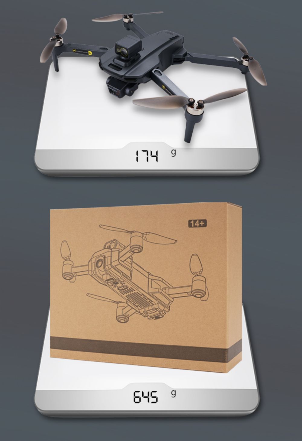 JJRC X23 RC Drone 360 Obstacle Avoidance 5G GPS Positioning 4K Dual Camera - Version A Back Plug-in Design