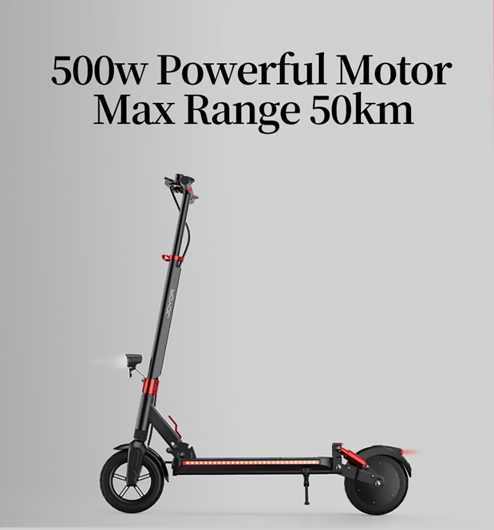 JOYOR G5 40.6 Miles Long-Range Electric Scooter 52V 18Ah Battery, 500W Motor 26.3 mph Max Speed Black