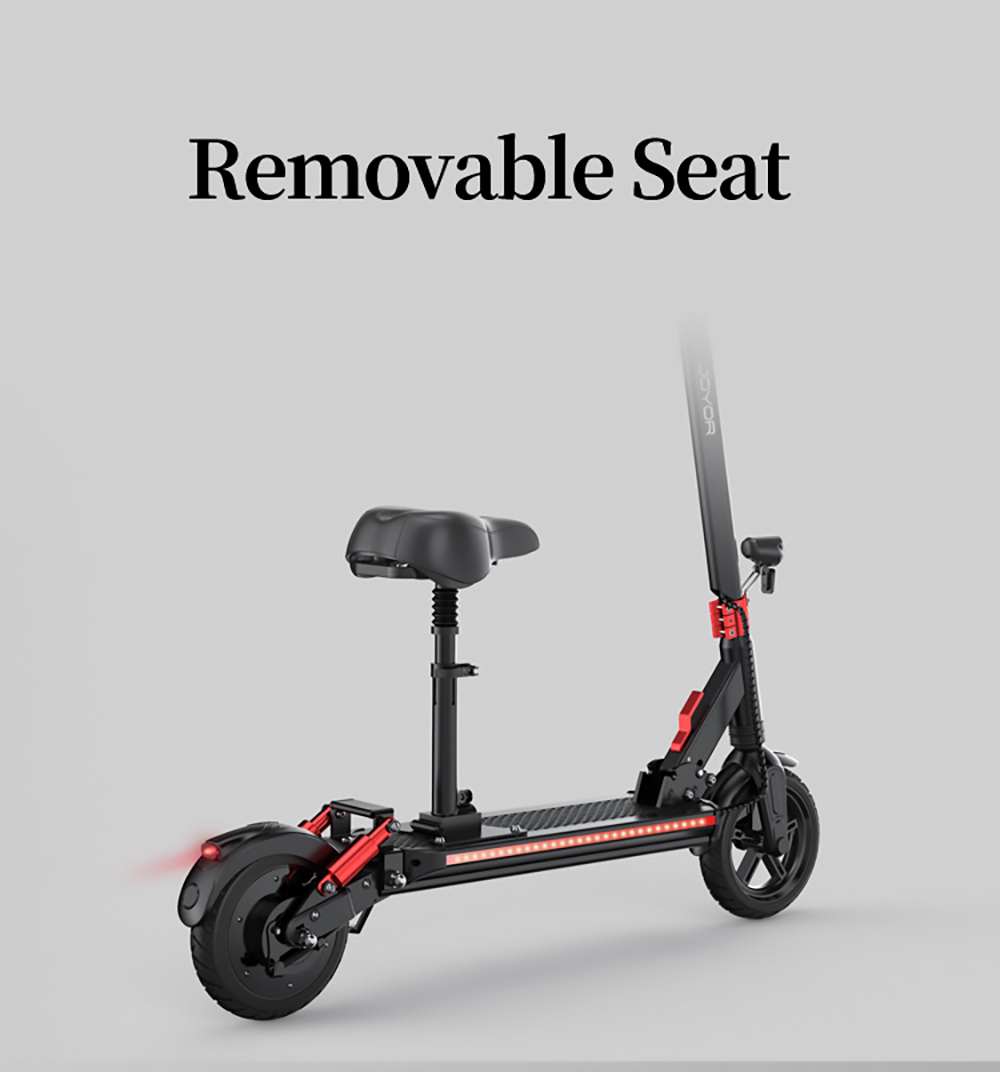 JOYOR G5 40.6 Miles Long-Range Electric Scooter 52V 18Ah Battery, 500W Motor 26.3 mph Max Speed Black