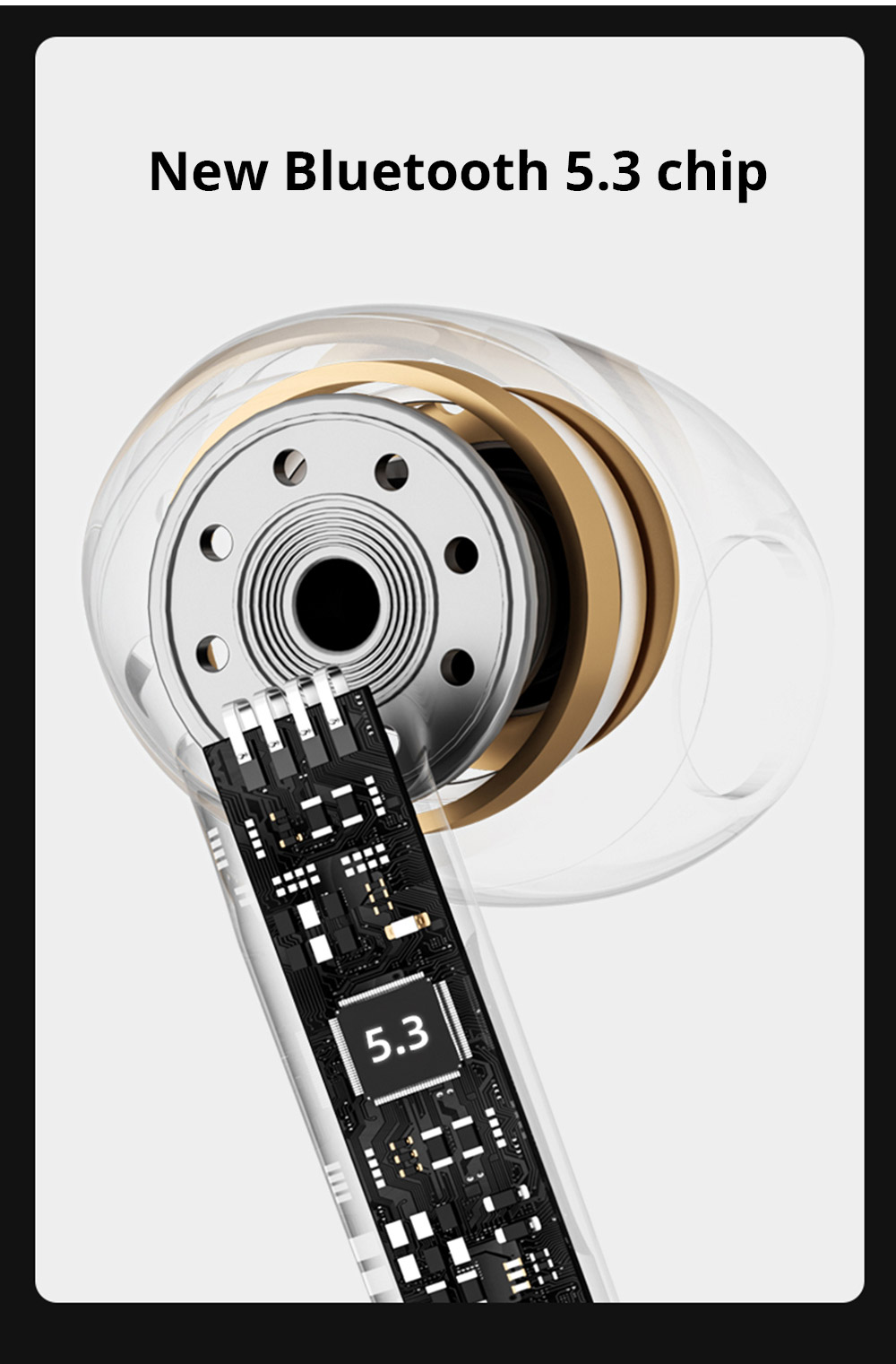 Lenovo Thinkplus LP80 Pro TWS Earphones Wireless Bluetooth Headphones Dynamic Low Latency Gaming Sports Earbuds - Black