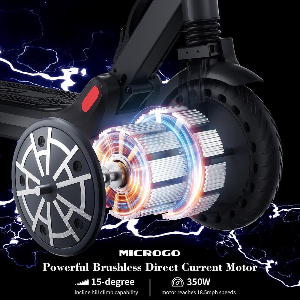 MICROGO M5 8.5 inch Electric Scooter 350W Motor 7.5Ah Battery 28km/h Max Speed 100kg Load - White