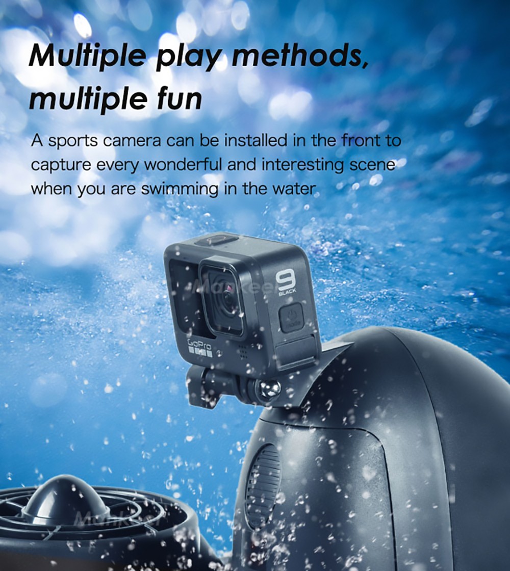 Mankeel Sea Scooter W7 240W*2 Power 30-60 Mins Duration - Black