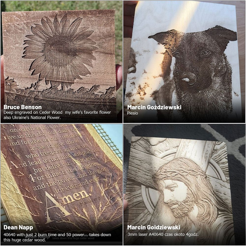 NEJE 3 Plus A40640 11W Laser Engraver Cutter, 0.04x0.06mm Focus, 0.01mm Accuracy, 1500mm/s, 255x420mm, APP Control