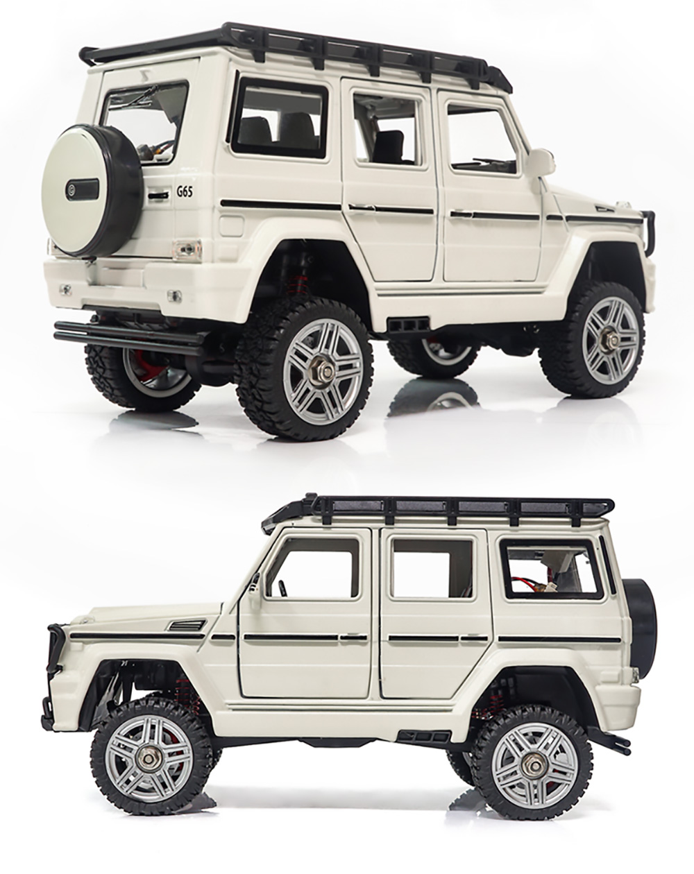 SG Pine Forest 2401 RTR 1/24 2.4G 4WD RC Car Mini Crawler LED Light Alloy Shell Off-Road Truck - Grey