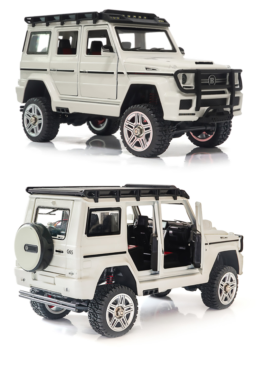 SG Pine Forest 2401 RTR 1/24 2.4G 4WD RC Car Mini Crawler LED Light Alloy Shell Off-Road Truck - Grey