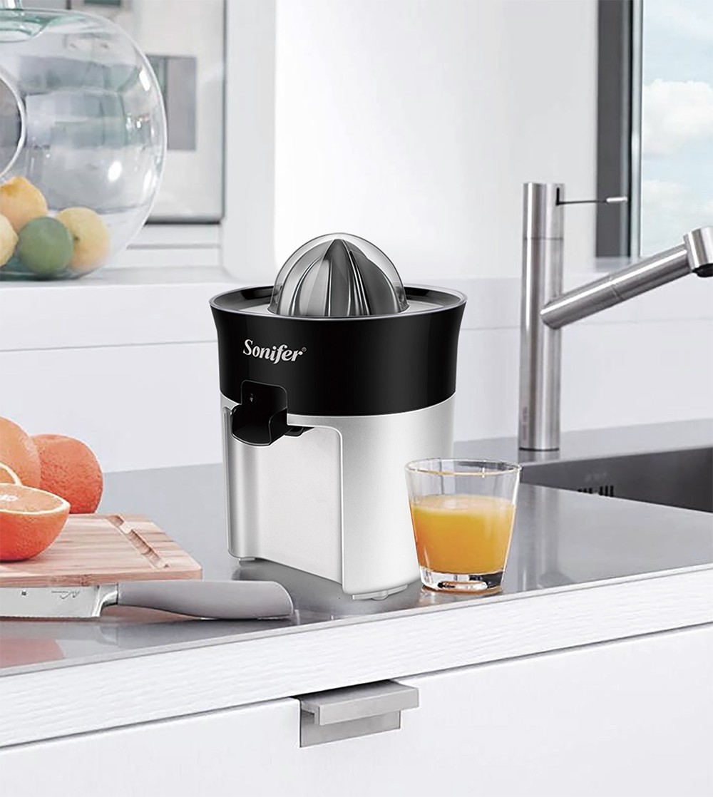 Sonifer SF5517 30W Electric Juicer Machine, Hand Press Citrus Juicer Maker Extractor, Lemon Orange Fruit Squeezer