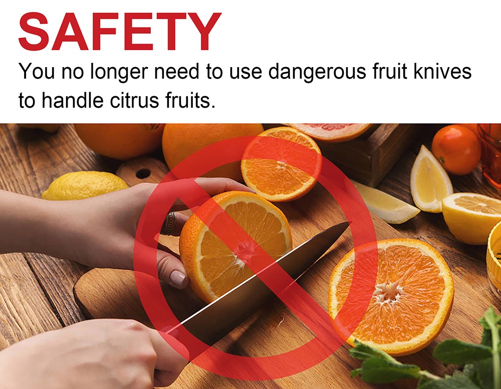 Sonifer SF5521 90W Electric Juicer Machine, Lid Slicer Dual-Cones Citrus Juicer Maker, Lemon Orange Fruit Squeezer