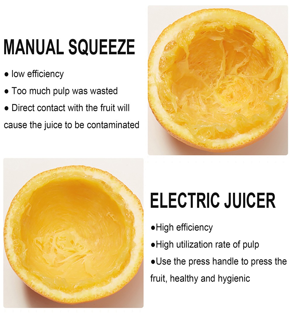 Sonifer SF5523 300W Press Orange Juicer Machine, Stainless Steel Citrus Juicer Maker Extractor, Lemon Fruit Squeezer