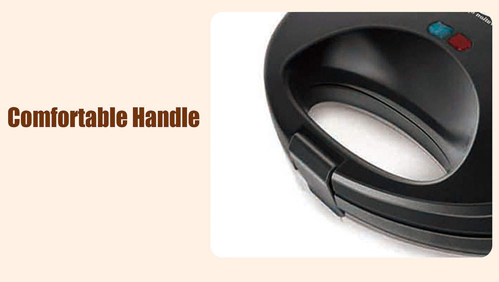 Sonifer SF6043 750W Electric Waffle Maker, 4 Slice Square Toaster Sandwich Breakfast Waffle Machine, Non-stick Iron Pan