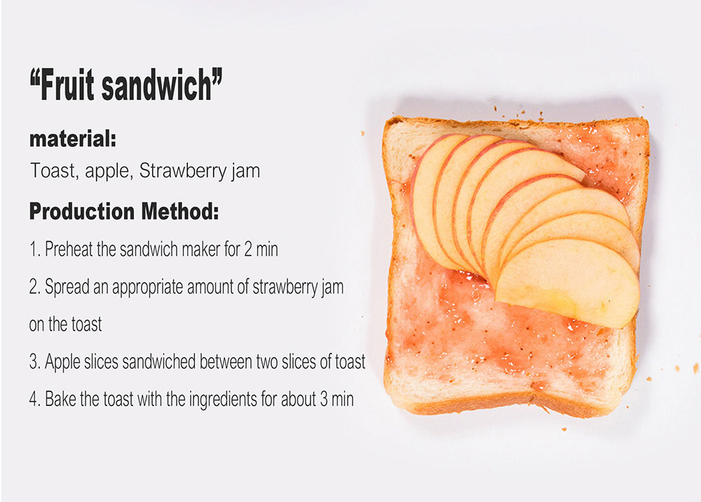 Sonifer SF6043 750W Electric Waffle Maker, 4 Slice Square Toaster Sandwich Breakfast Waffle Machine, Non-stick Iron Pan