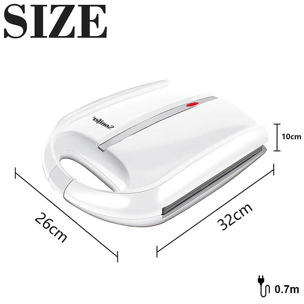Sonifer SF6062 1400W Electric Walnut Cake Waffle Maker, 24 Holes Nuts Plate, Non-stick Cooking Biscuits Making Machine