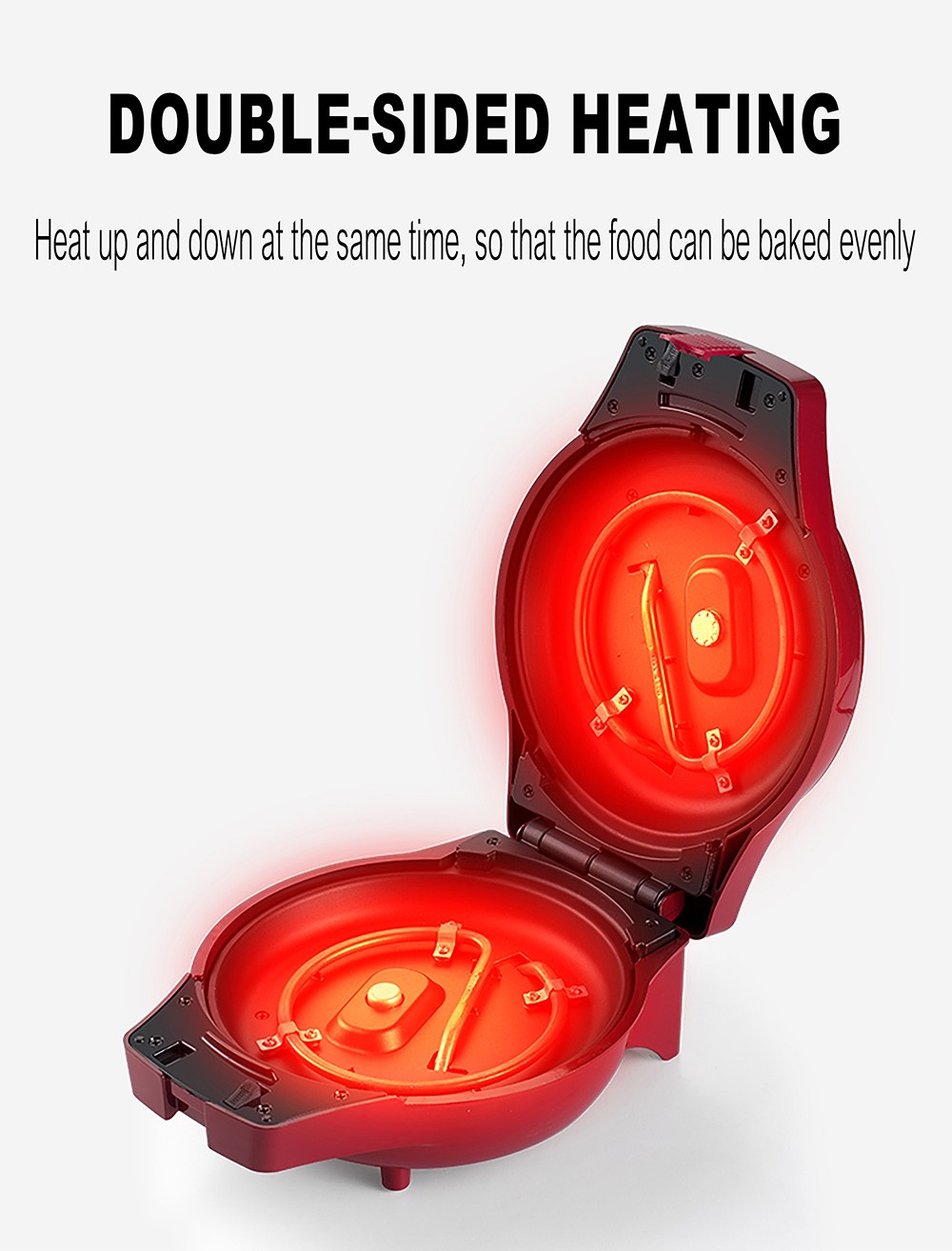 Sonifer SF6083 1000W Electric Waffle Maker, 3-in-1 Waffle Donuts Omelet Plates, Non-stick Coating Breakfast Machine