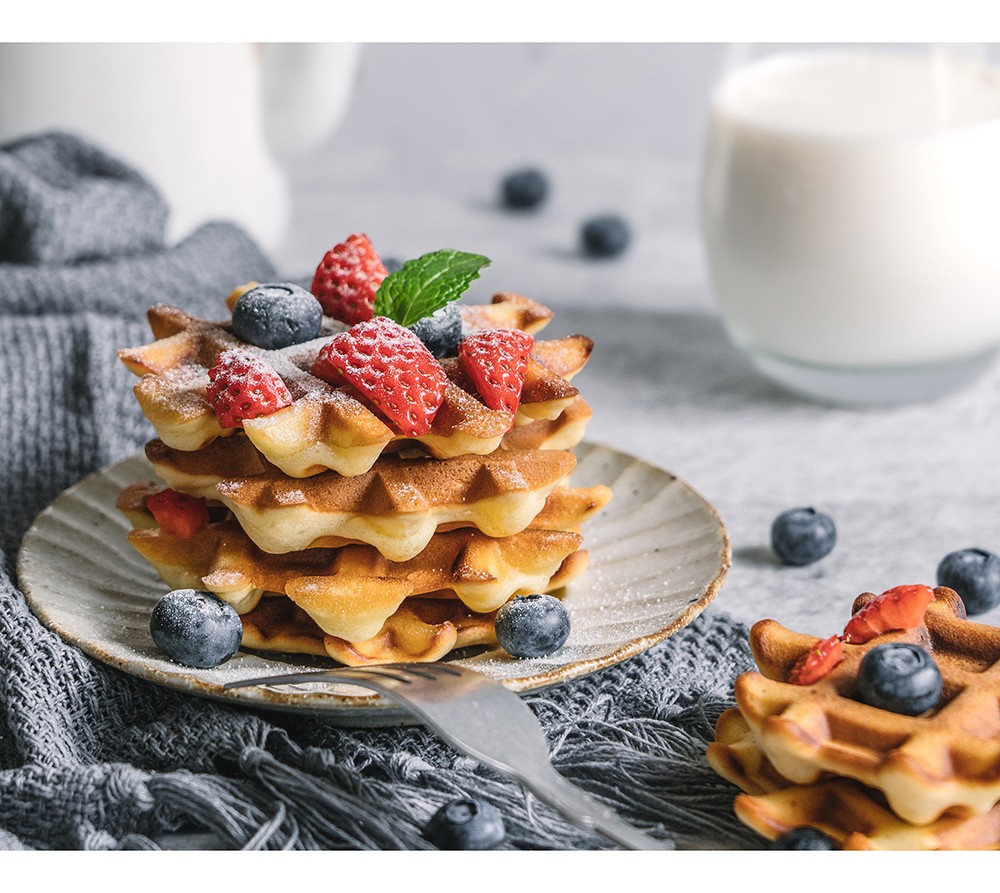Венские вафли на гриле. Waffle maker Heart.