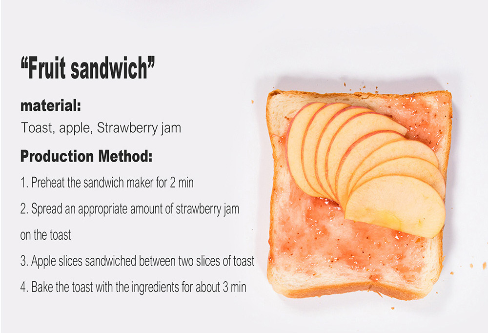 Sonifer SF6134 750W Professional Electric Waffle Maker, Multifunction Breakfast Waffles Machine, Non-stick Iron Pan