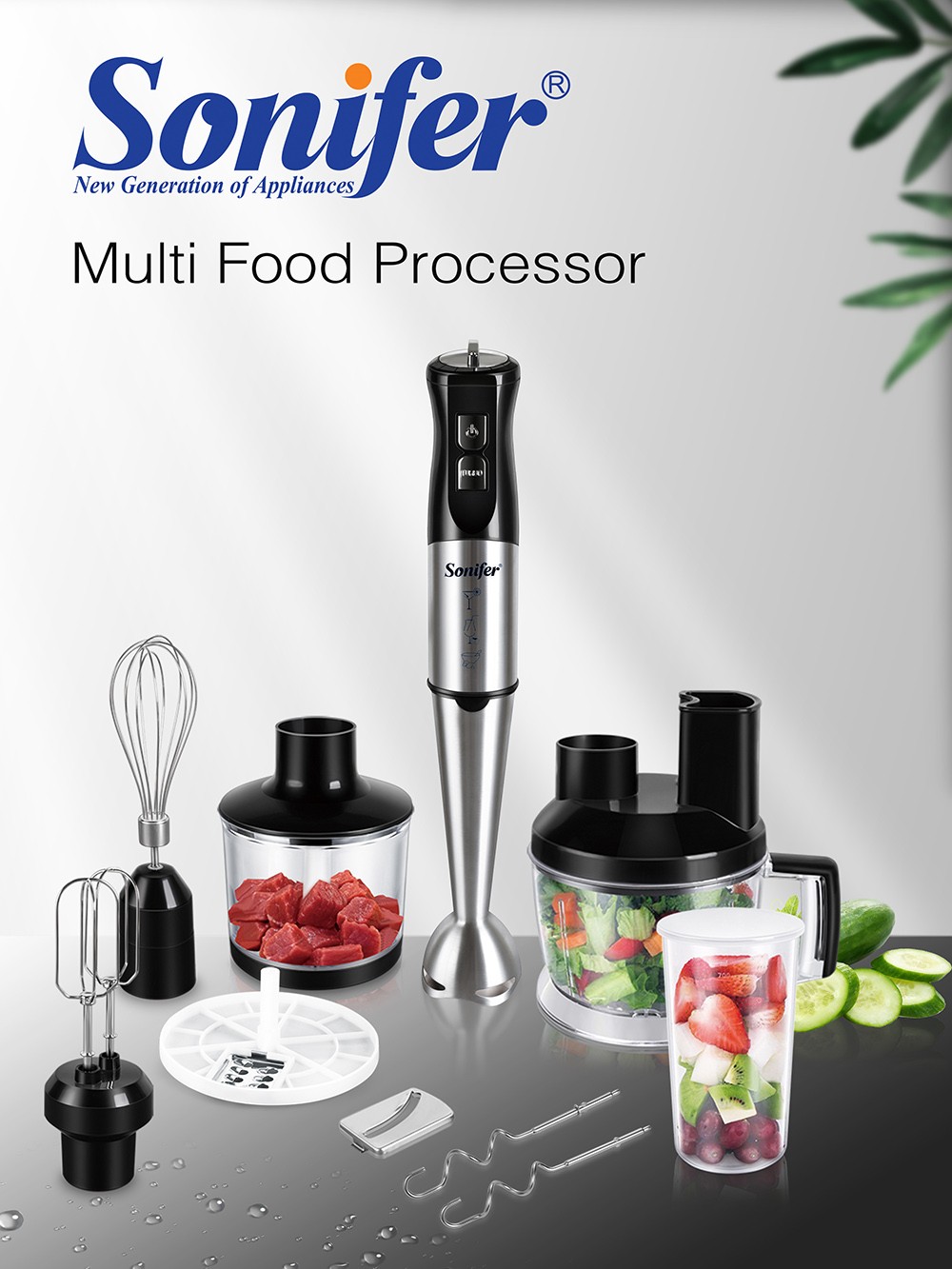 Sonifer SF8086 800W Electric Food Mixer Juicer