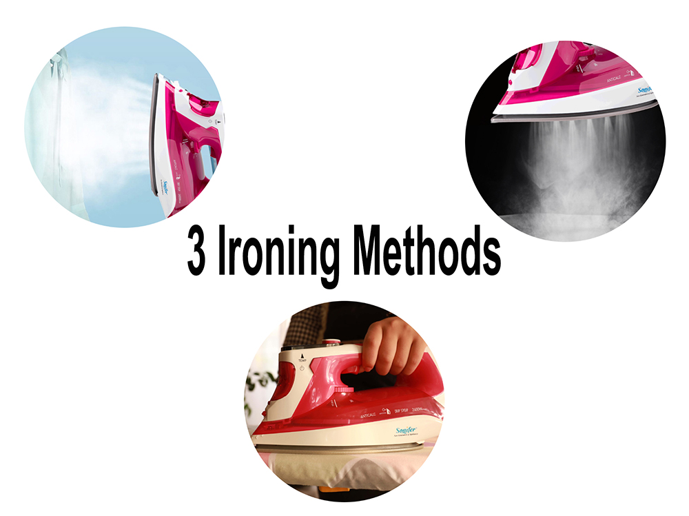 Sonifer SF9025 2400W Clothes Steam Iron with LCD Display, Household Fabric Electric Iron, 11 Selectable Ironing Programs