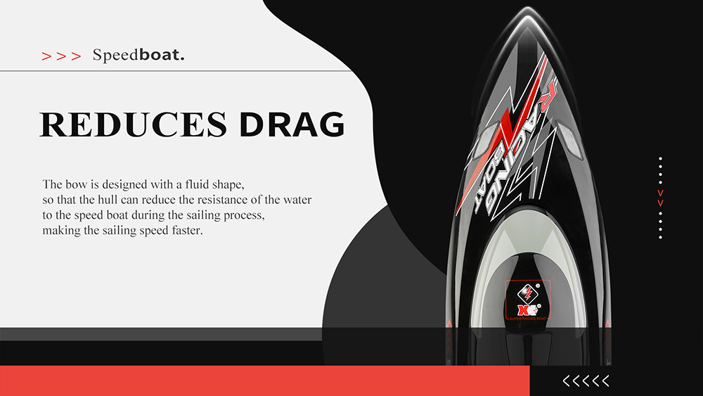 WLtoys WL916 High Speed 2.4G RC Boat Brushless Motor Racing Boat 60km/h Ship Toys for Kids Black - Two Batteries