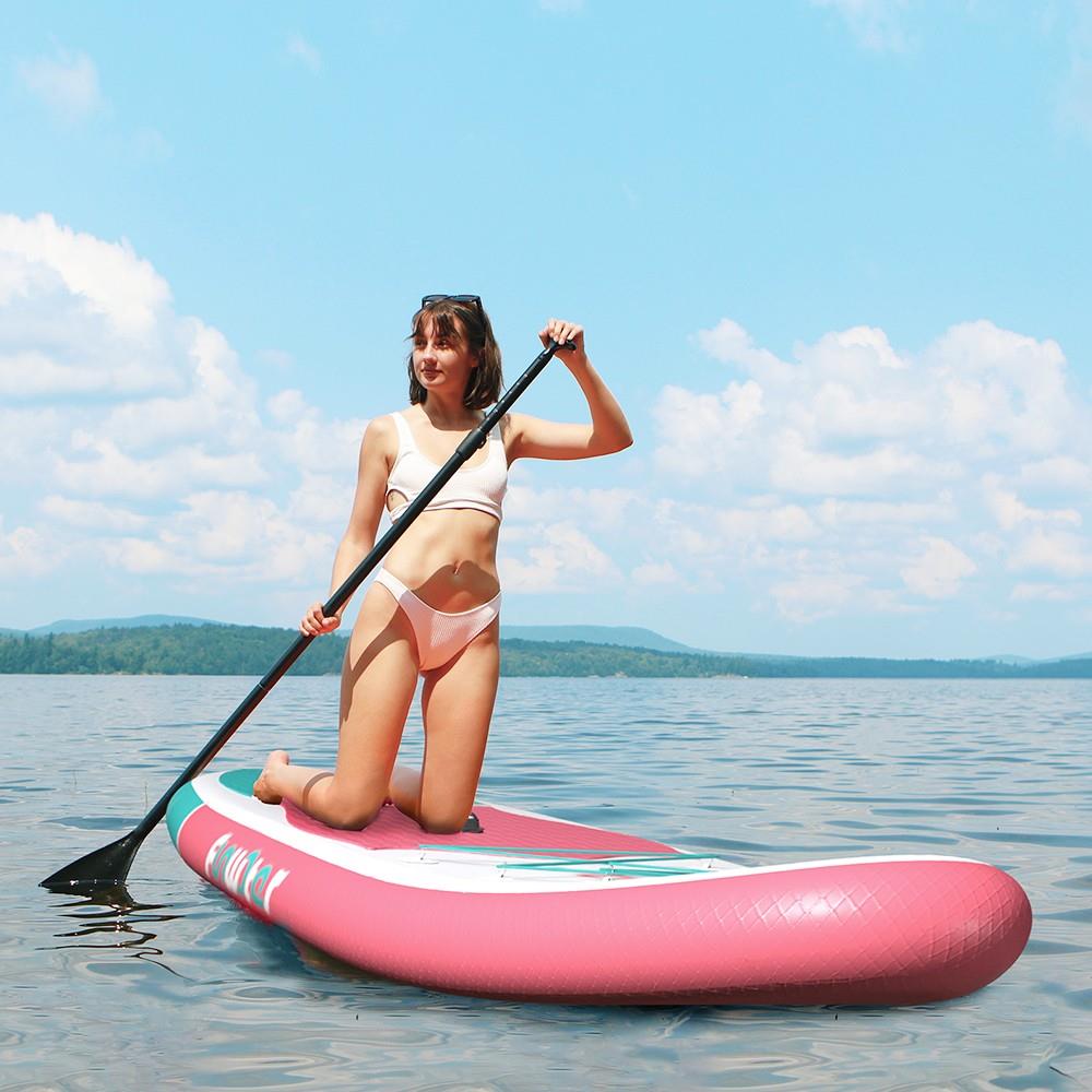 FunWater SUPFW11F Inflatable Stand Up Paddle Board 11'' Long 32" Wide 6" Thick