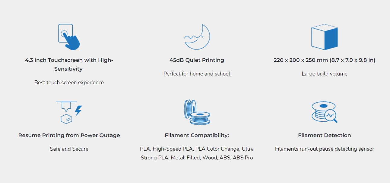 Flashforge Adventurer 4 Lite Imprimante 3D Mise à niveau automatique Buse détachable à haute température Volume de construction 220x200x250mm