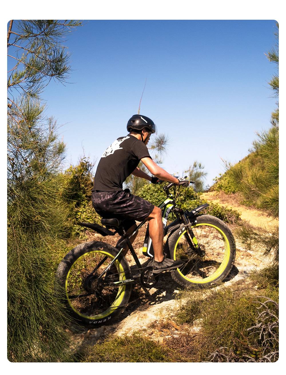 CYSUM M980 Fat Tire Electric Bike 48V 1000W Brushless Motor 17Ah Removable Battery For 50-70 Range - Black-Yellow 32 CYSUM M980 Fat Tire Electric Bike 48V 1000W Brushless Motor 17Ah Removable Battery for 50-70 Range - Black-Yellow