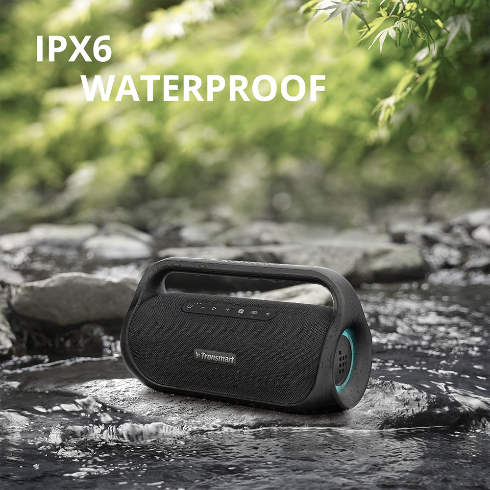 Tronsmart Bang Mini 50W Portable Party Speaker, SoundPulse Audio, Bluetooth 5.3, 15H Playtime, NFC, IPX6 Waterproof