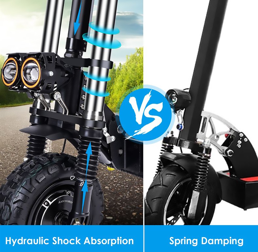 GUNAI GN54 Electric Scooter 11 Inch 2800W*2 Dual Motor 60V 33Ah Battery 75-85km/h Max Speed 60-80Km Mileage 150Kg Max Load