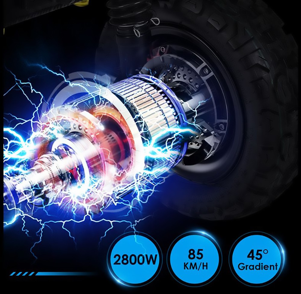 GUNAI GN54 Electric Scooter 11 Inch 2800W*2 Dual Motor 60V 33Ah Battery 75-85km/h Max Speed 60-80Km Mileage 150Kg Max Load