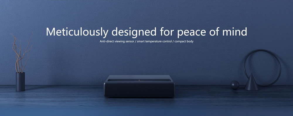 Xiaomi Mi 4K UHD Projector, Android TV 9.0, Dolby DTS, ALPD 3.0, 1300LM, 150in Projection, 16GB Storage, 5G WiFi, Global Version