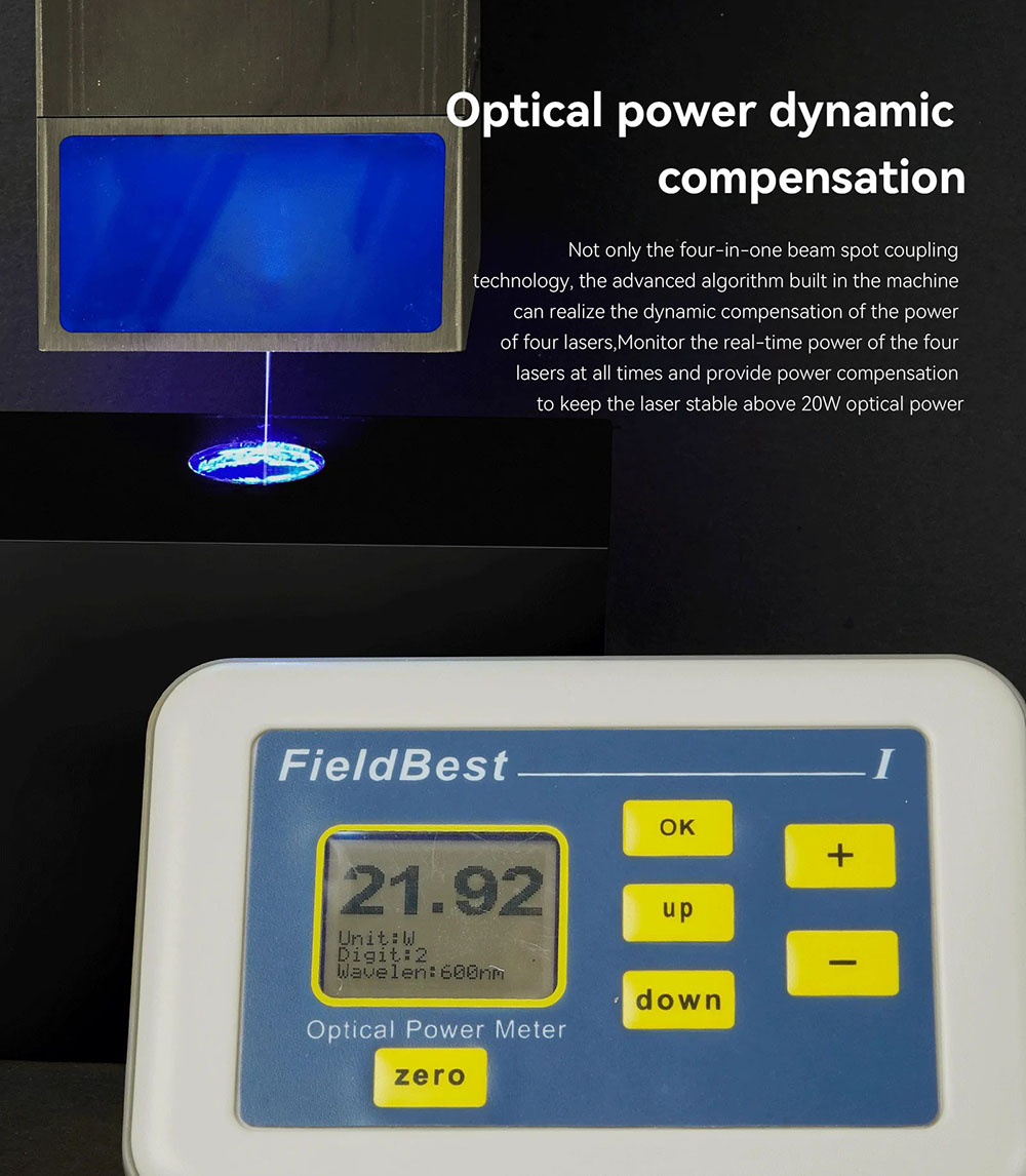 ATOMSTACK S20 Pro 20W laserová gravírovacia fréza so súpravami Air Assist, bez zaostrovania, štvorjadrový diódový laser, 0,08 x 0.1 mm stlačený bod, gravírovanie offline, 400 x 400 mm