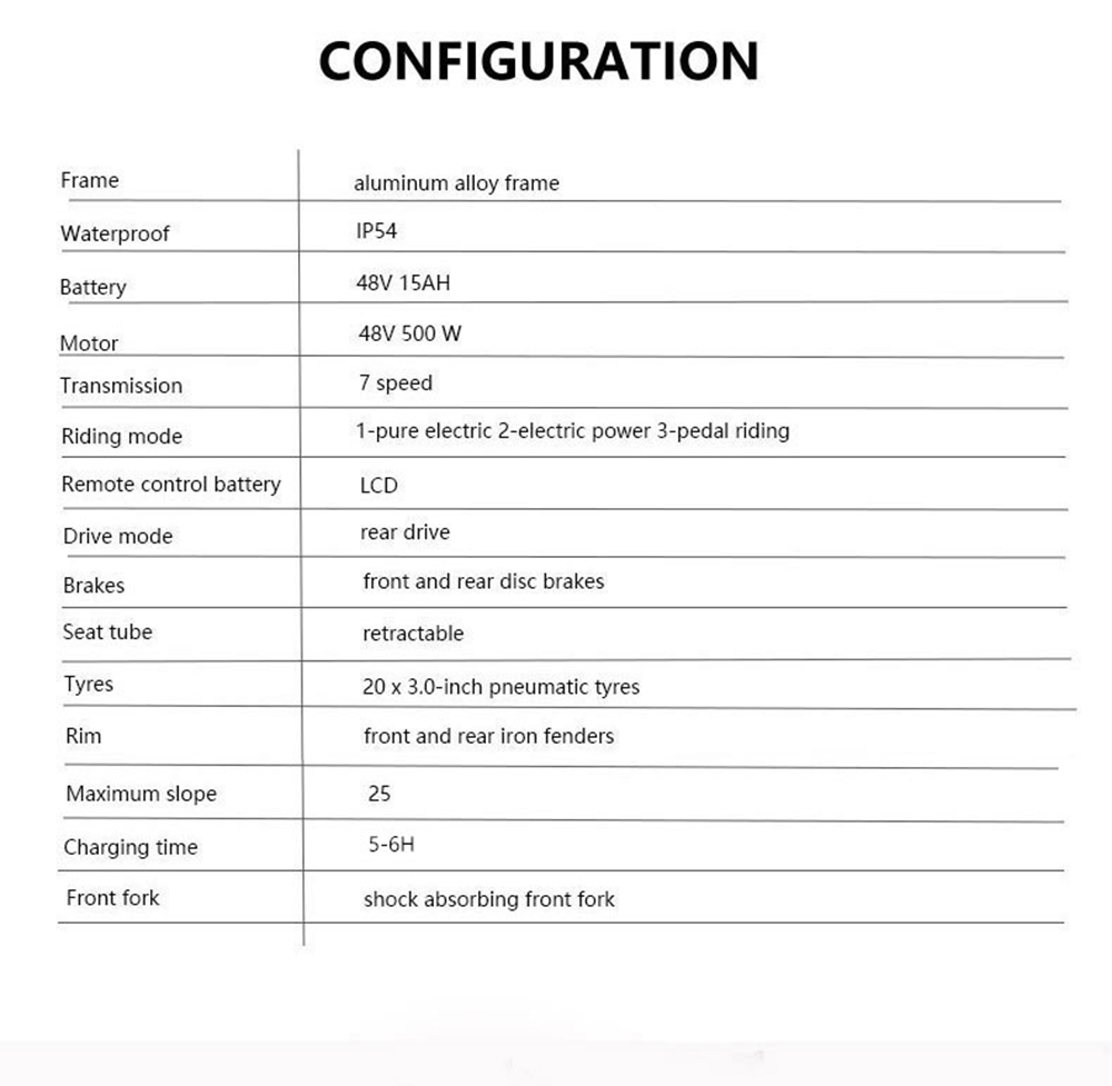 AVAKA BZ20 PLUS Electric Bike Foldable 500W Brushless Motor 15Ah Battery 100km Range 25km/h Max Speed-Spoked Wheel White