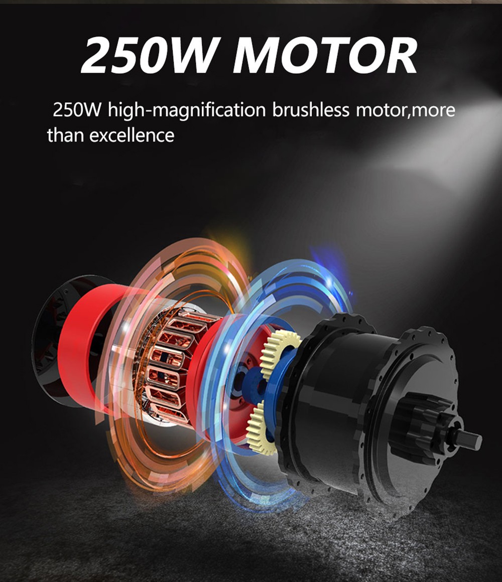 AVAKA R1 Electric Bike 250W Brushless Motor 25km/h Max Speed 9Ah Battery Shimano 7-Speed Transmission - Green