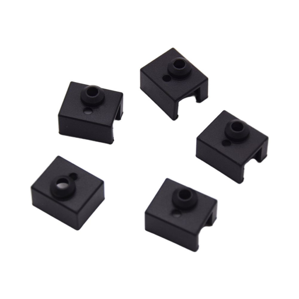 Creativity Ender 3 S1 3D Original Heater Block Silicone Cover, Flame Retardant Hot End Extruder Covers, 5Pcs